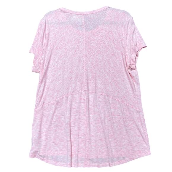 Womens Avia Pink Short Sleeve Activewear Tee Relaxed Fit Size XL - Picture 4 of 5